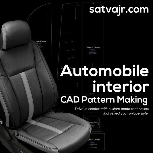 Automobile Seat cover CAD Pattern  Making